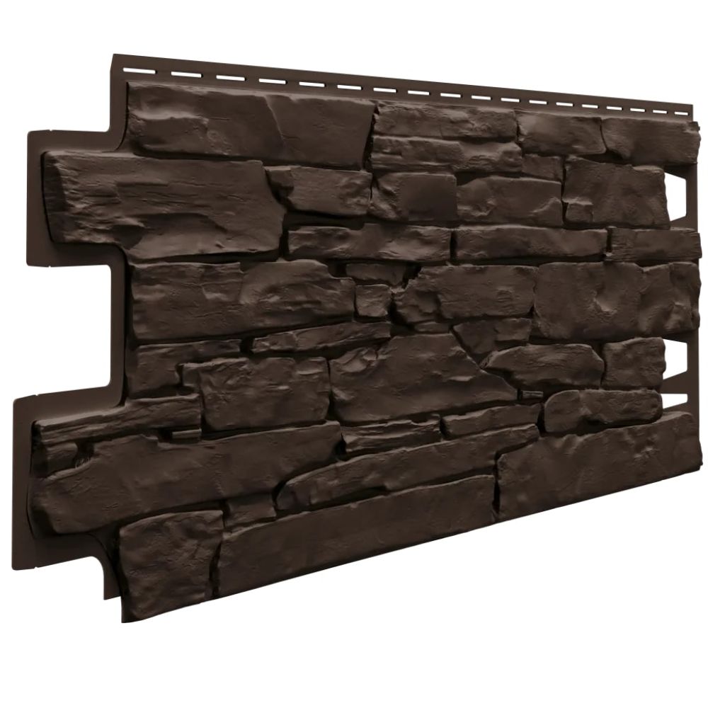 ТН, Фасадная панель ОПТИМА, Камень (темно-коричневый) 1000х420мм (1уп=10шт) (Рязань)