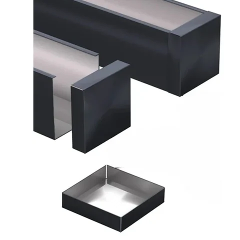 Заглушка 80*80 RAL 7024 Al 0,3