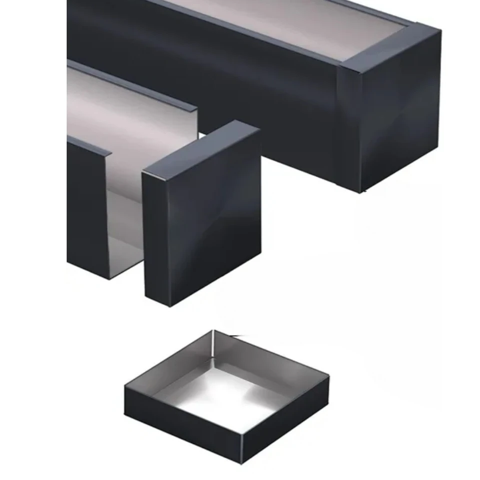 Заглушка 80*80 RAL 7024 Al 0,3