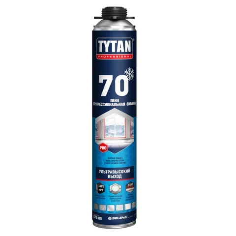 Tytan Professional 70 пена профессиональная ЗИМНЯЯ 870 мл (1уп=12шт)