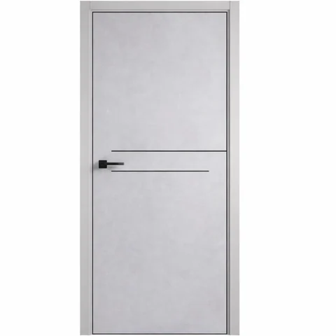 Дверь G Л4 цв. Графит белый 2,0*0,6 Черная кромка ABS