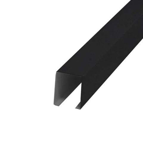Кубообразная рейка GL Ш40/В60 черный Zn 0,3 L=3м