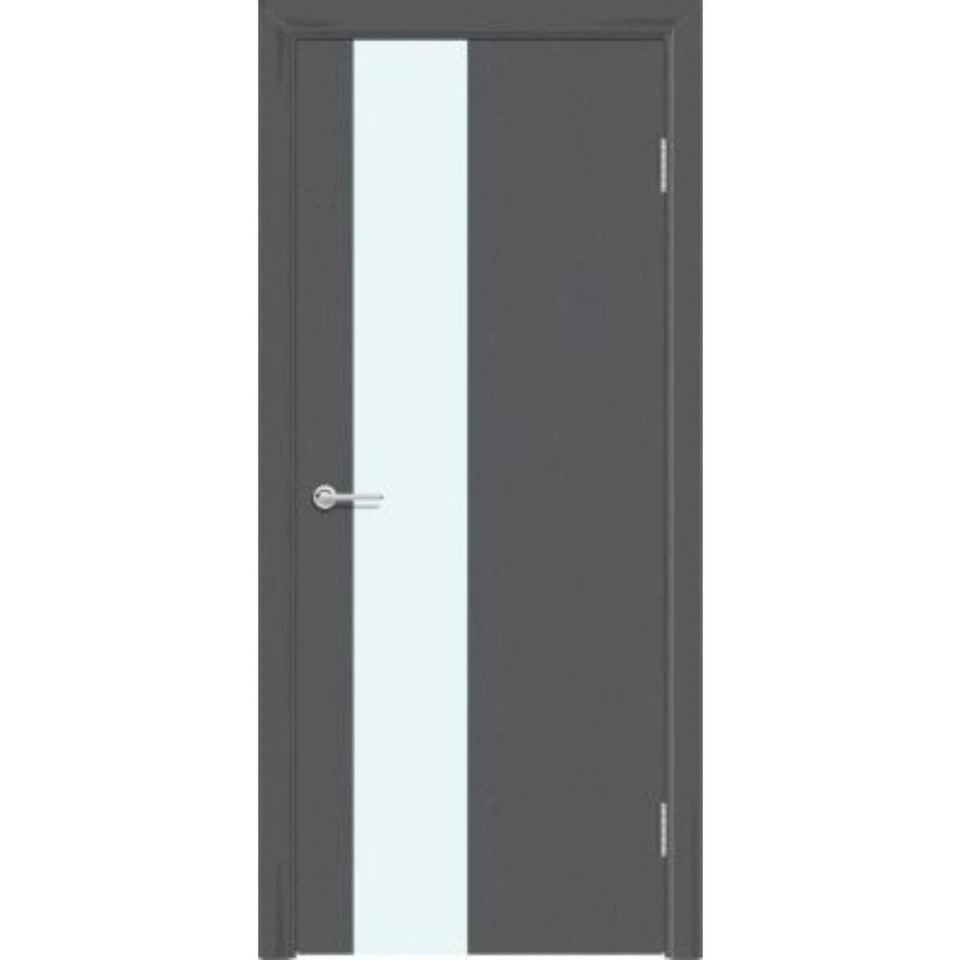 Дверь G08 цв. Ясень графит ДО Soft-touch Черное 2,0*0,8