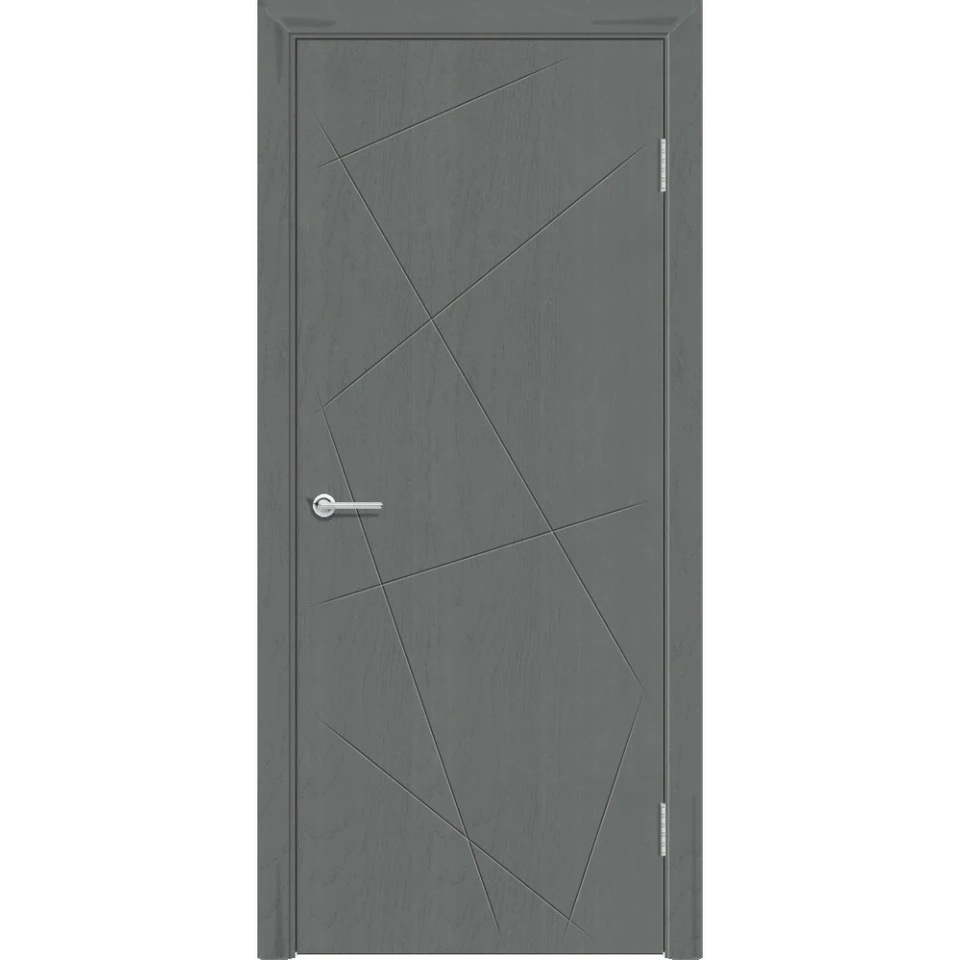 Дверь G23 цв. Серый ПВХ Soft-touch 2,0*0,7