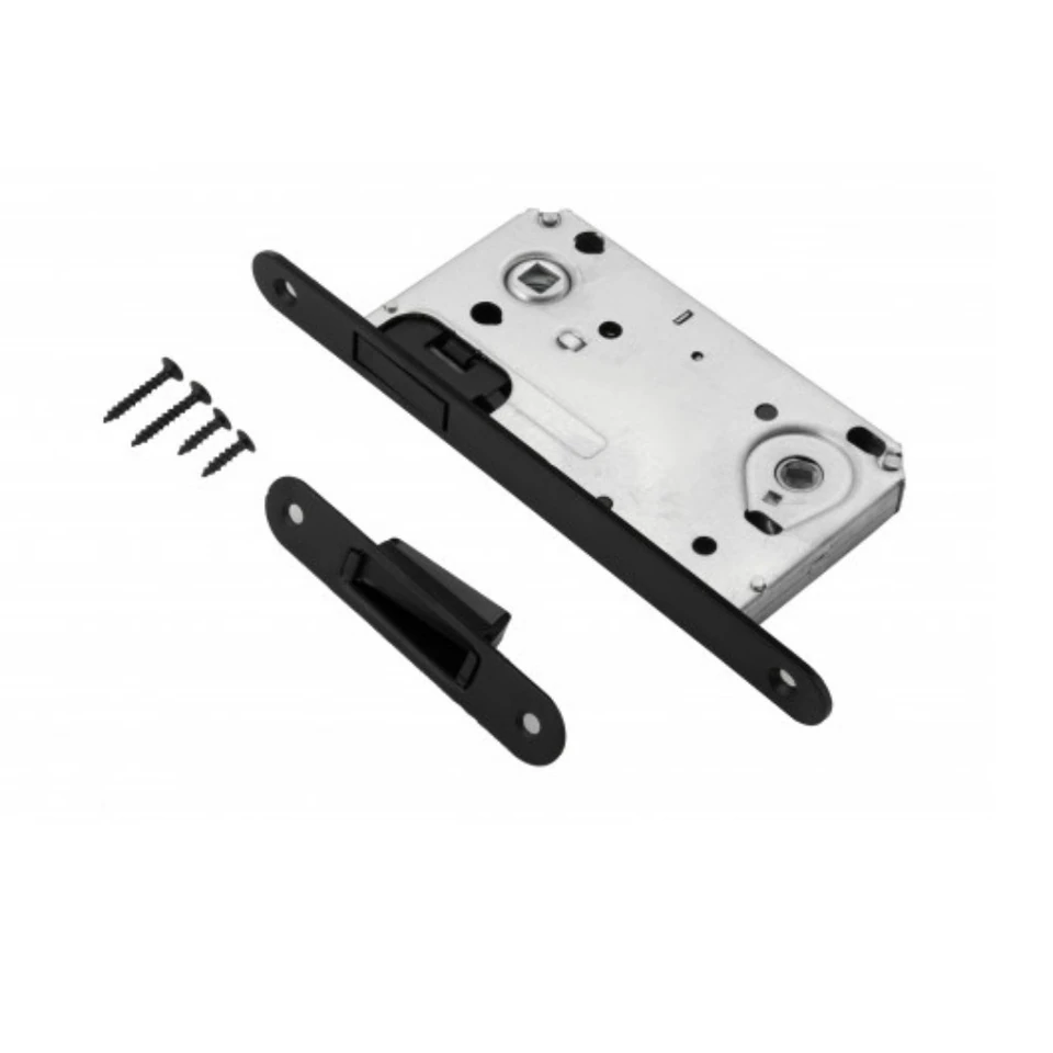 Защелка магнитная под фиксатор, L 2090 BLACK матовый черный (nylon latch)