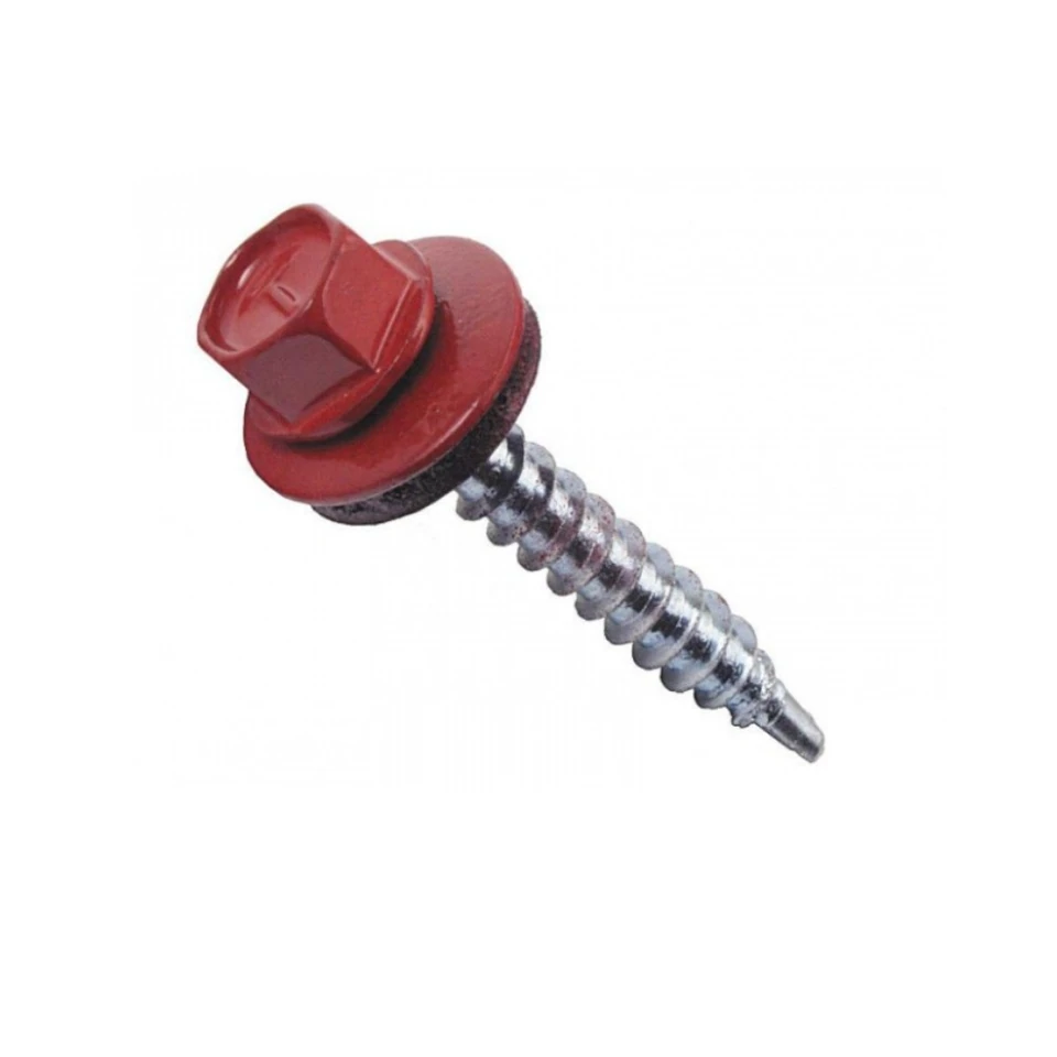 Саморез кровельный 4,8х51 RAL3005 красное вино (150)