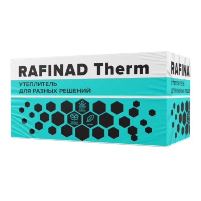 Плита Пенополистирольная теплоизоляционная RAFINAD THERM ППС15-Т-А-1200x600x50 ГОСТ 15588-2014 (6шт)
