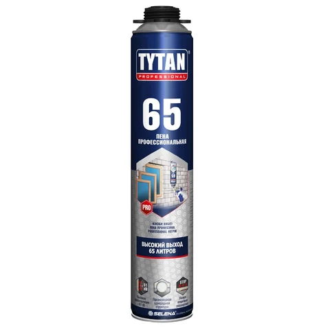 Tytan Professional 65 пена профессиональная 750 мл (1уп=12шт)