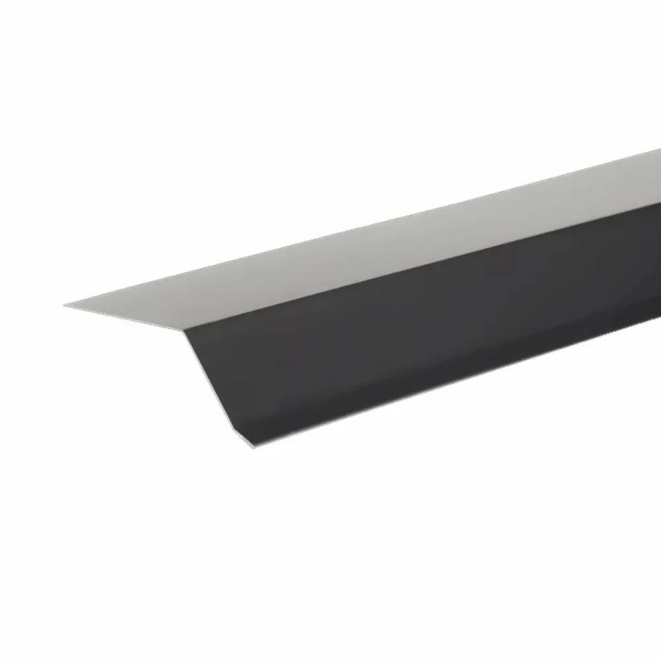 Карнизная планка RAL 7024 полиэстер темно-серая (75*50*5 мм), Длина 2 м,ТехноНИКОЛЬ