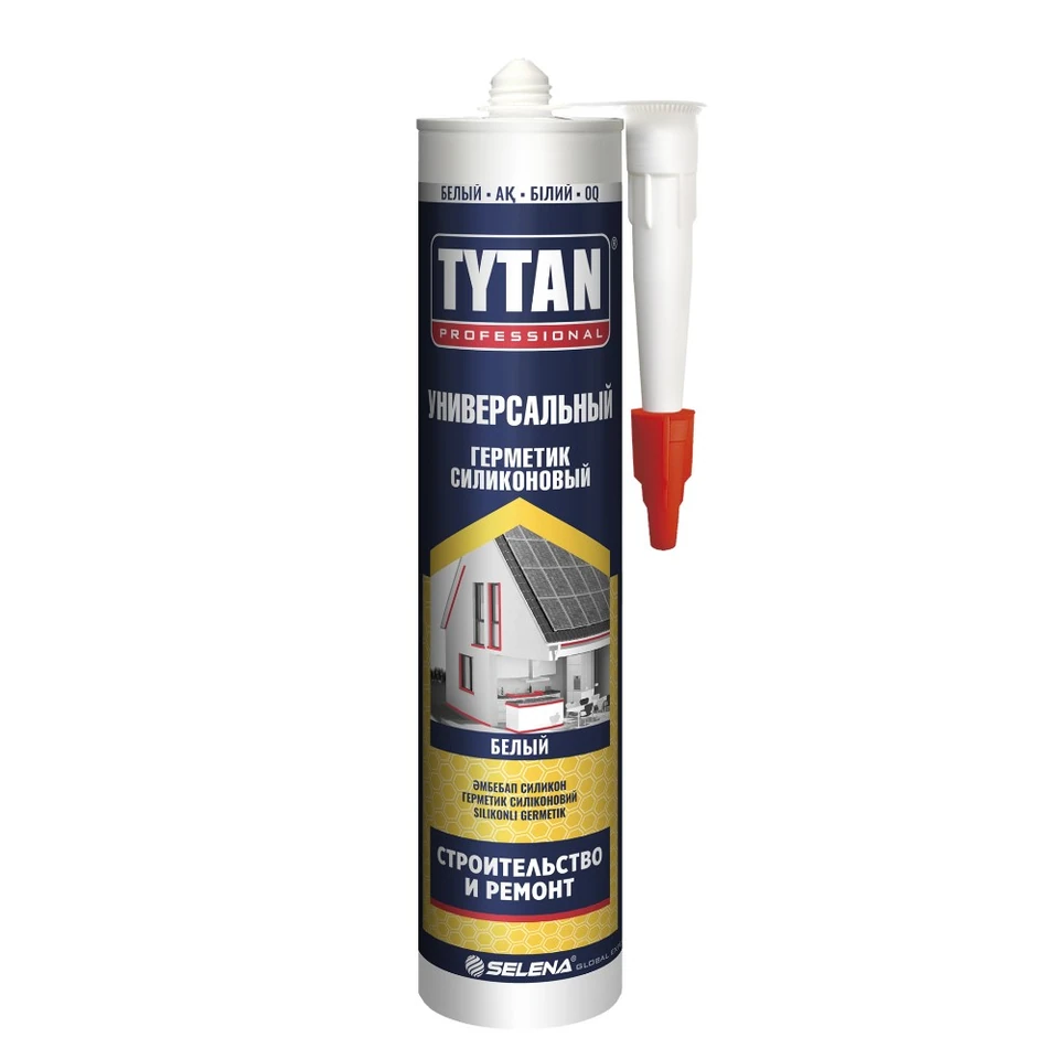 Tytan Professional герметик силиконовый санитарный бесцветный, 280 мл (1уп=12шт)
