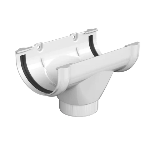 ТН ОПТИМА воронка желоба (D120/80), белый, шт