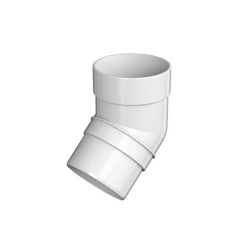 ТН ОПТИМА колено трубы 135° (D120/80), белый, шт