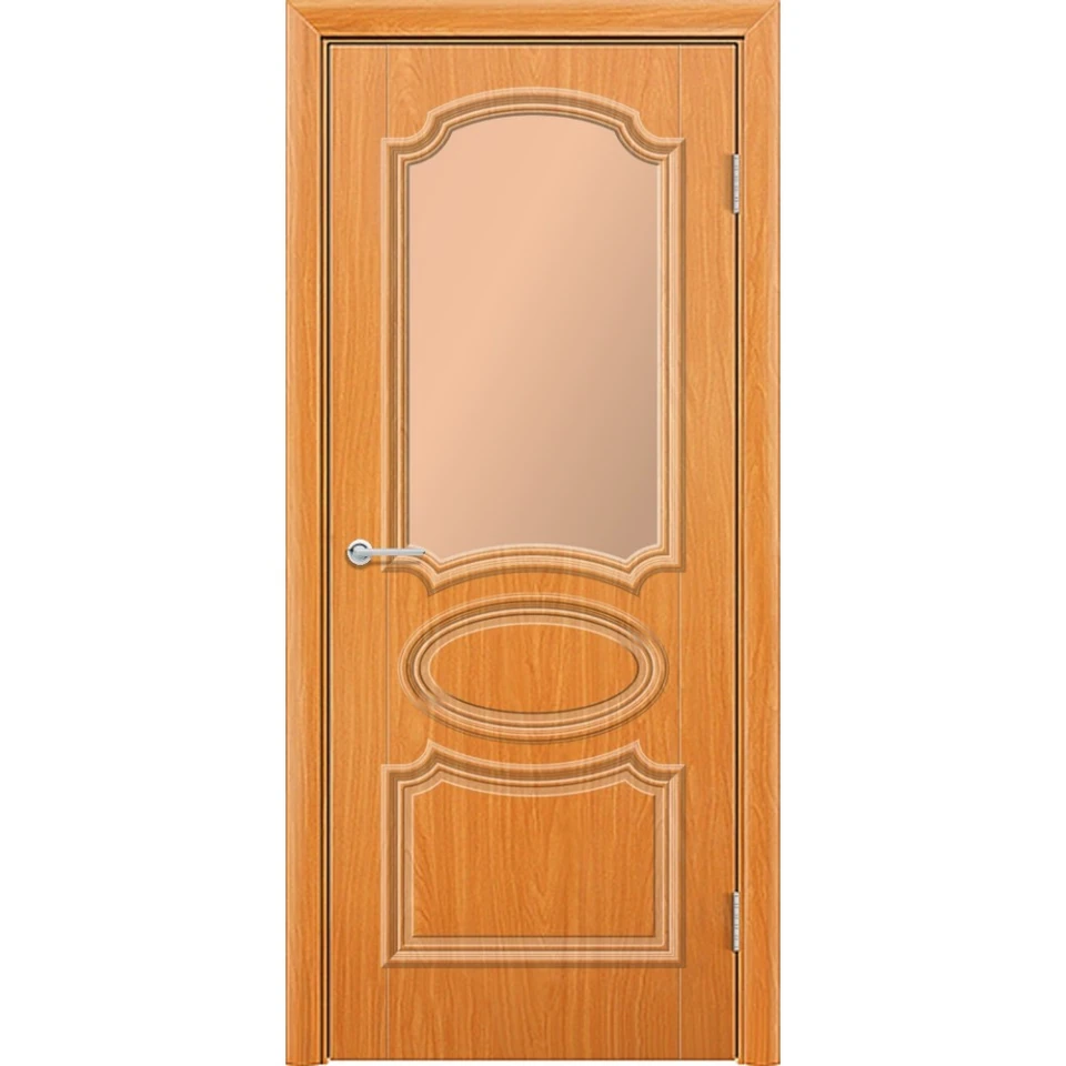 Лира-5 цв. Миланский орех ПВХ ДОХ бронза 2,0*0,8
