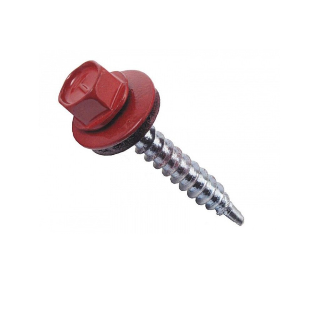 Саморез кровельный 4,8х51 RAL3005 красное вино (150)