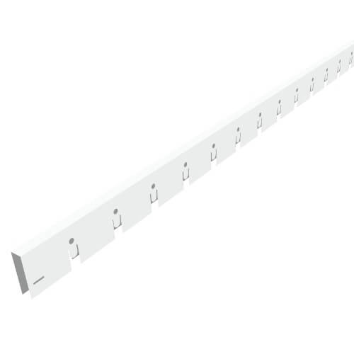 Профиль Grand Line 50х50х2400х40 поперечный белый A (уп. 100 шт)
