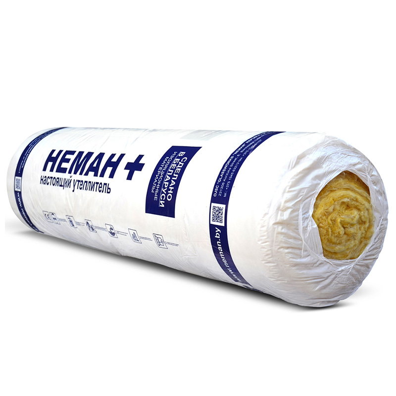 Утеплитель Неман+ М-11 лайт 2х50х1200х6250мм (15м2/0,75м3) (1поддон=30шт) РУЛОН